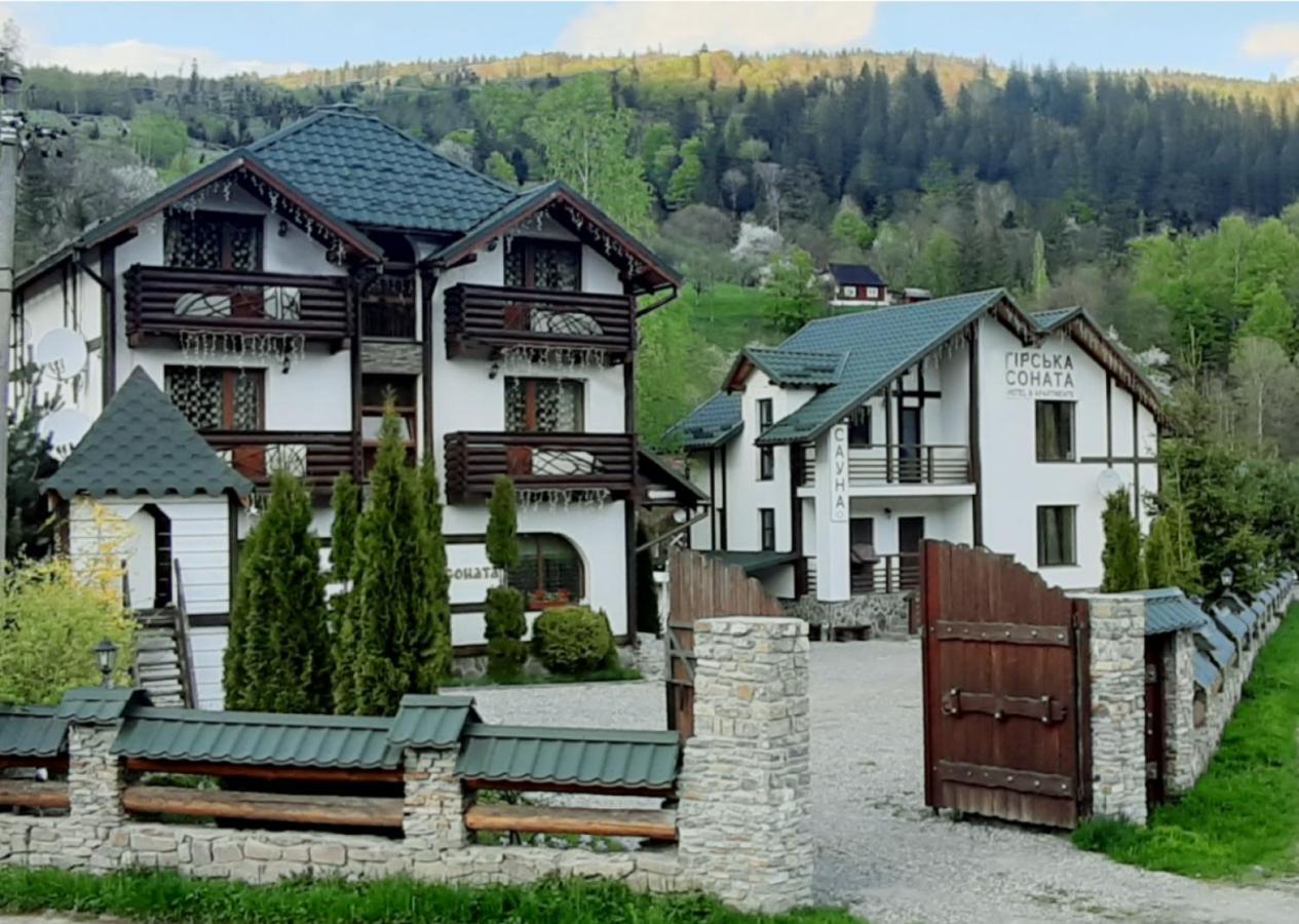 Girska Sonata Hotel & Apartments Mykulychyn Dış mekan fotoğraf